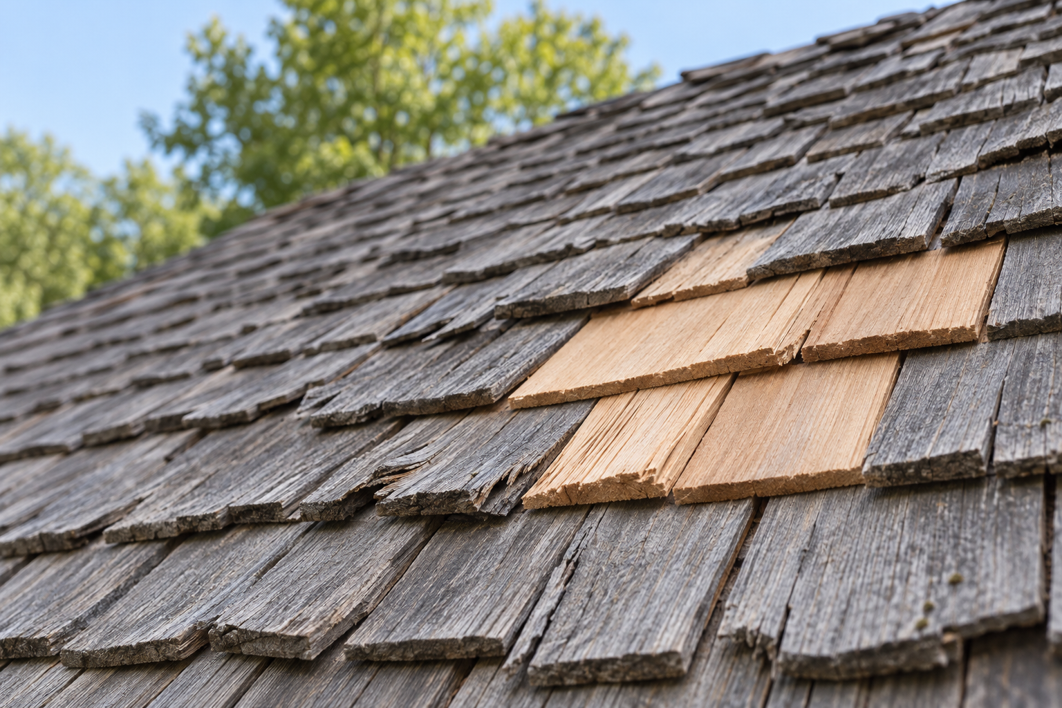 cedar shake roofers on a Santa Barbara wood roof