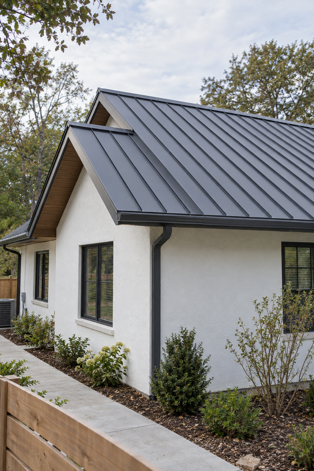 metal roofing on a Santa Barbara home